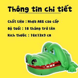 Đồ chơi Cá sấu cắn tay loại to cho bé - đồ chơi giải trí vui nhộn