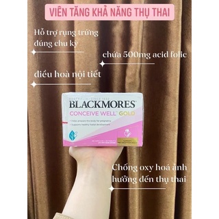 Tăng Khả Năng Thụ Thai Blackmores Conceive Well Gold 56v ( Nội Địa Úc)