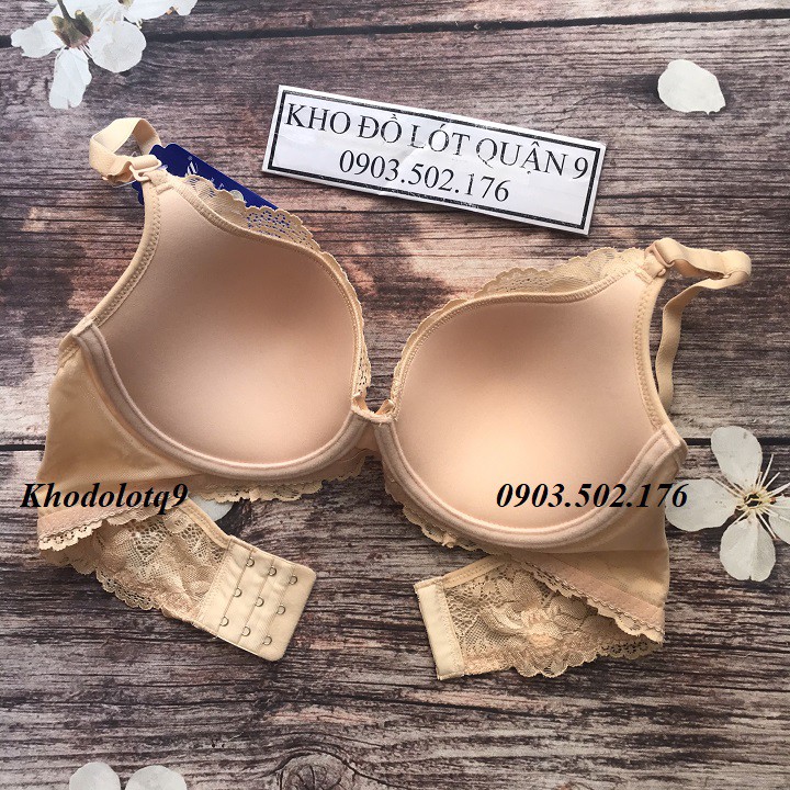 Áo lót Boya mỏng ren, 3 móc cài _áo boya ren 3 móc mỏng