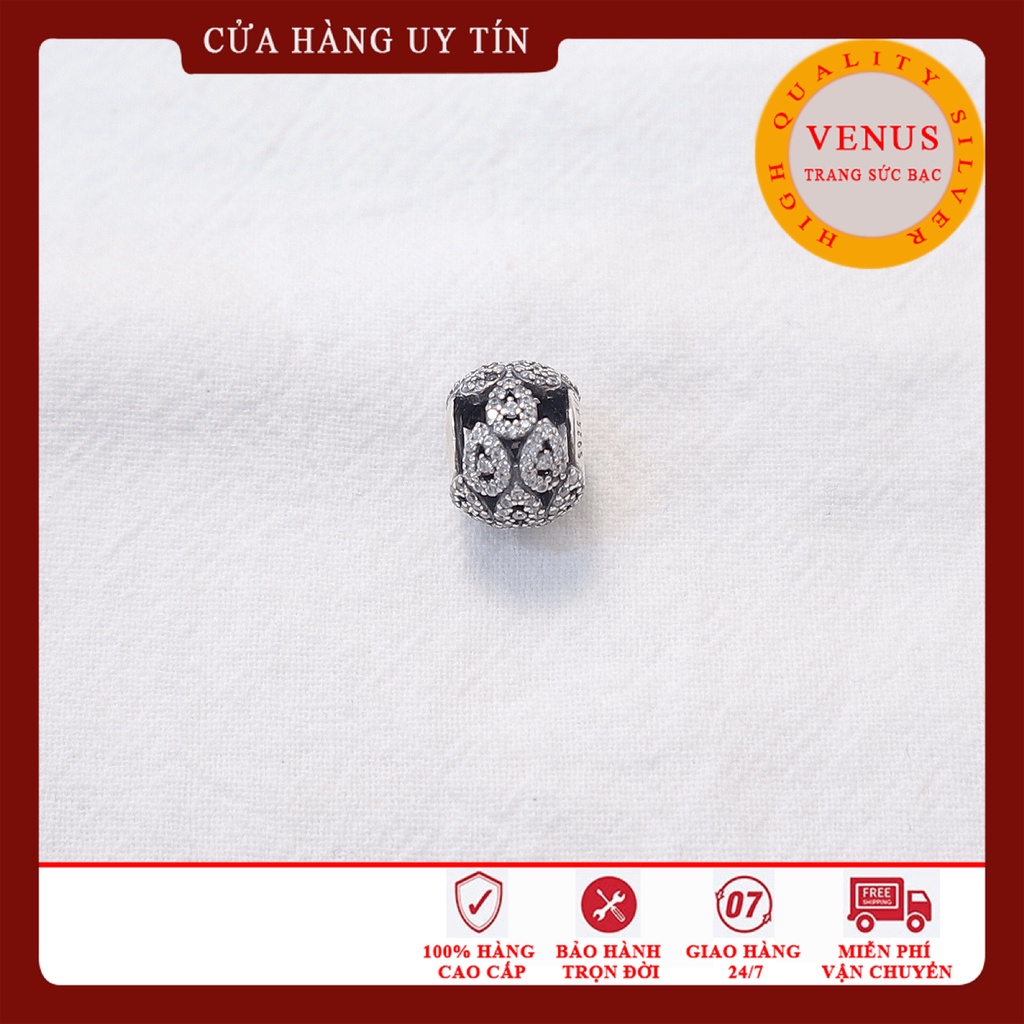 [Charm bạc 925 cao cấp] Charm bạc hình cầu giọt nước- Mã sản phẩm VENUSCGN