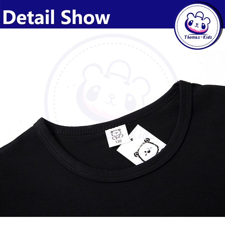 Áo thun tay dài thấm hút mồ hôi cho bé từ 3-15 tuổi D133