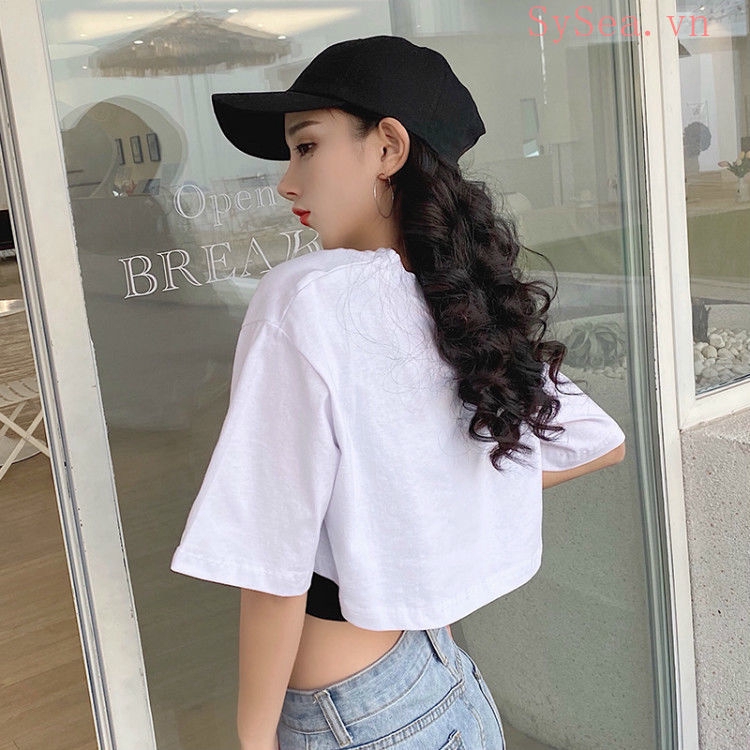 Set áo thun kèm áo ba lỗ thời trang cá tính cho nữ (có bán lẻ)