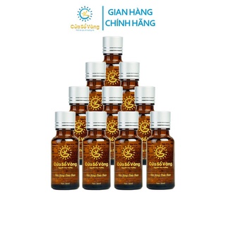 Combo 10 tinh dầu xông ,tinh dầu thảo dược cửa sổ vàng 20ml/chai
