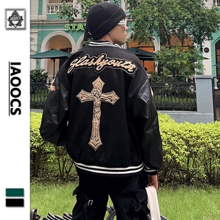 Áo khoác Varsity Chữ thập siêu ngầu
