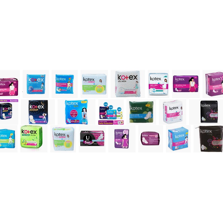 [GÓI LẺ] Băng vệ sinh Kotex đủ loại