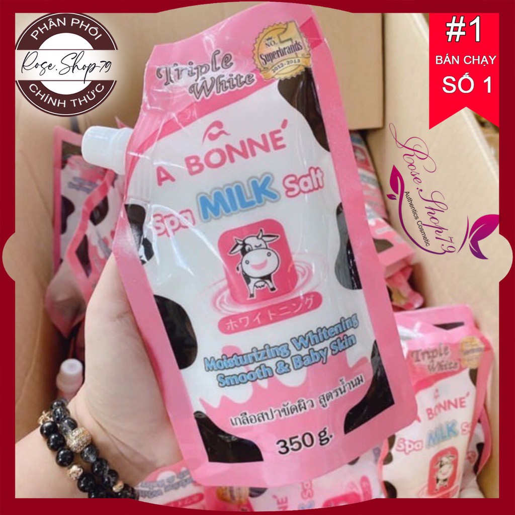 [Chính Hãng] Muối tắm trắng Thái Lan vị sữa bò A BONNE' SPA MILK SALT | BigBuy360 - bigbuy360.vn