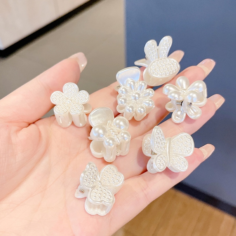 Kẹp Tóc Đính Ngọc Trai Xinh Xắn Phong Cách Retro Pháp