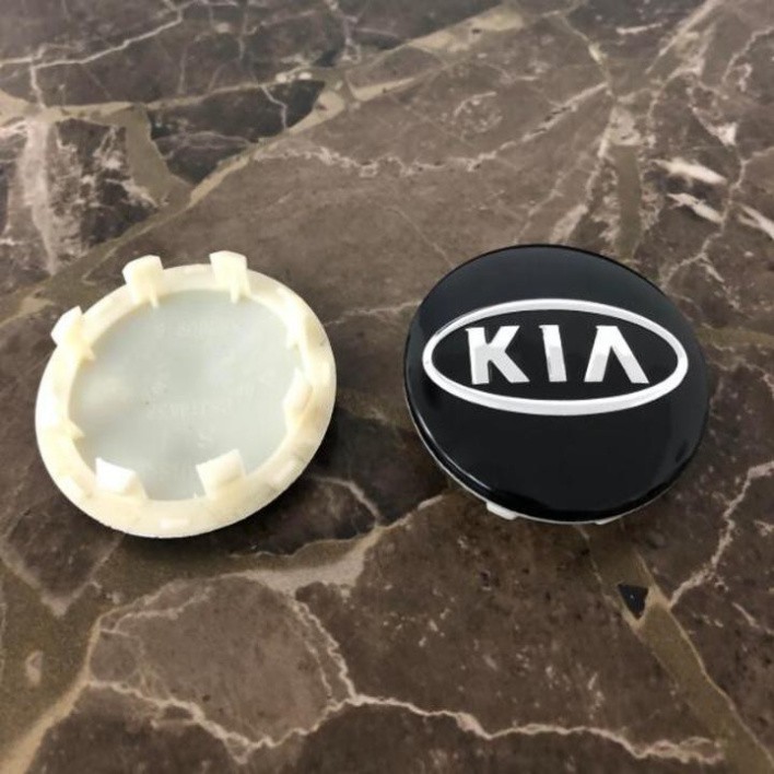 Sản phẩm  Logo chụp mâm, ốp lazang bánh xe ô tô Kia KIA-58 đường kính 58mm, Nhựa ABS - 01 chiếc ..