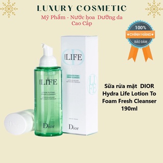 Sữa Rửa Mặt  Dior Hydra Life Lotion To Foam Fresh Cleanser 190Ml
