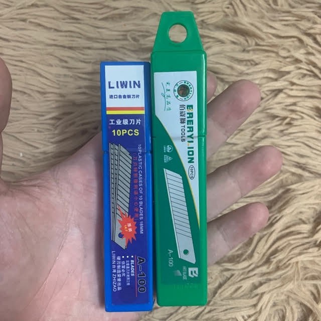 LƯỠI DAO RỌC GIẤY (10 LƯỠI)