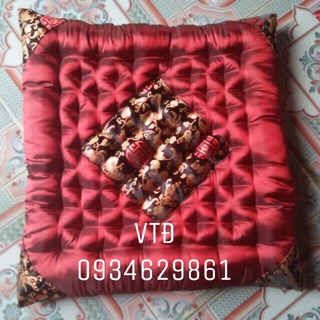 Đệm ngồi bệt gấm lụa 40x40