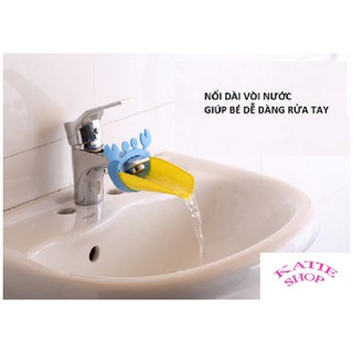 Vòi nước gắn lavabo vừa tranh trí vừa nối dài vòi giúp bé rửa tay dễ dàng - Giao màu ngẫu nhiên