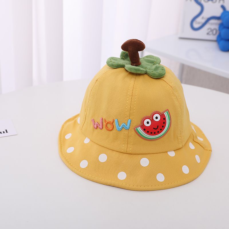 Nón Tai Bèo Chống Nắng Họa Tiết Chấm Bi Dễ Thương Cho Bé