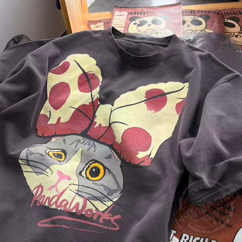 NRVP Áo thun cotton tay ngắn cổ tròn phong cách Hàn Quốc thời trang mùa hè dành cho nữ