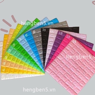 Tấm xốp dán tường giả gạch 3d dày 3.5mm chống ẩm cách