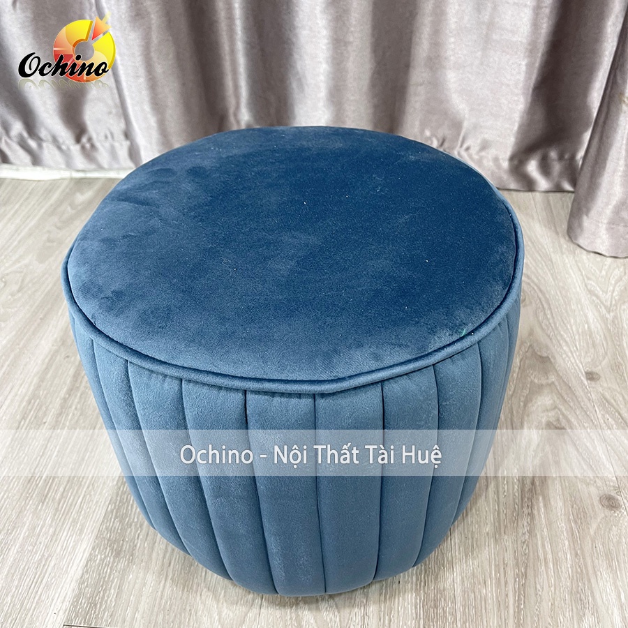 Ghế Đôn Tròn Thấp Phong Cách Bắc Âu, Đôn Tròn Sofa Phòng Khách Siêu Xinh Cao 27 Đường Kính 30 (có Sẵn)
