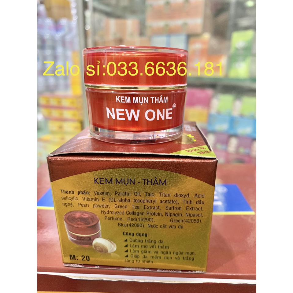 [chuẩn hàng cty 100%] kem NEWONE giảm mụn -thâm -giúp trắng da hủ 10G