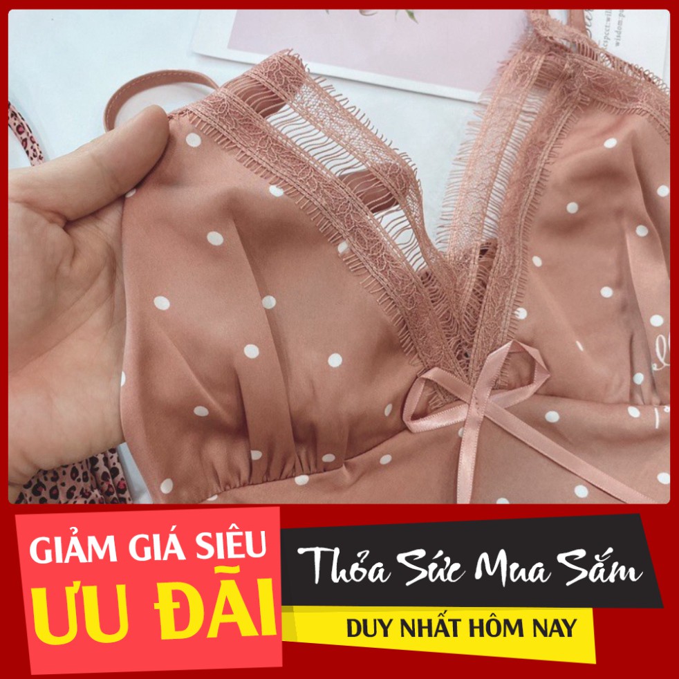 Sỉ Bộ Ngủ Lụa 2 Dây 🌸Đồ Ngủ Nữ Sexy, Gợi Cảm Cao Cấp DB16 Rẻ Nhất Thị Trường