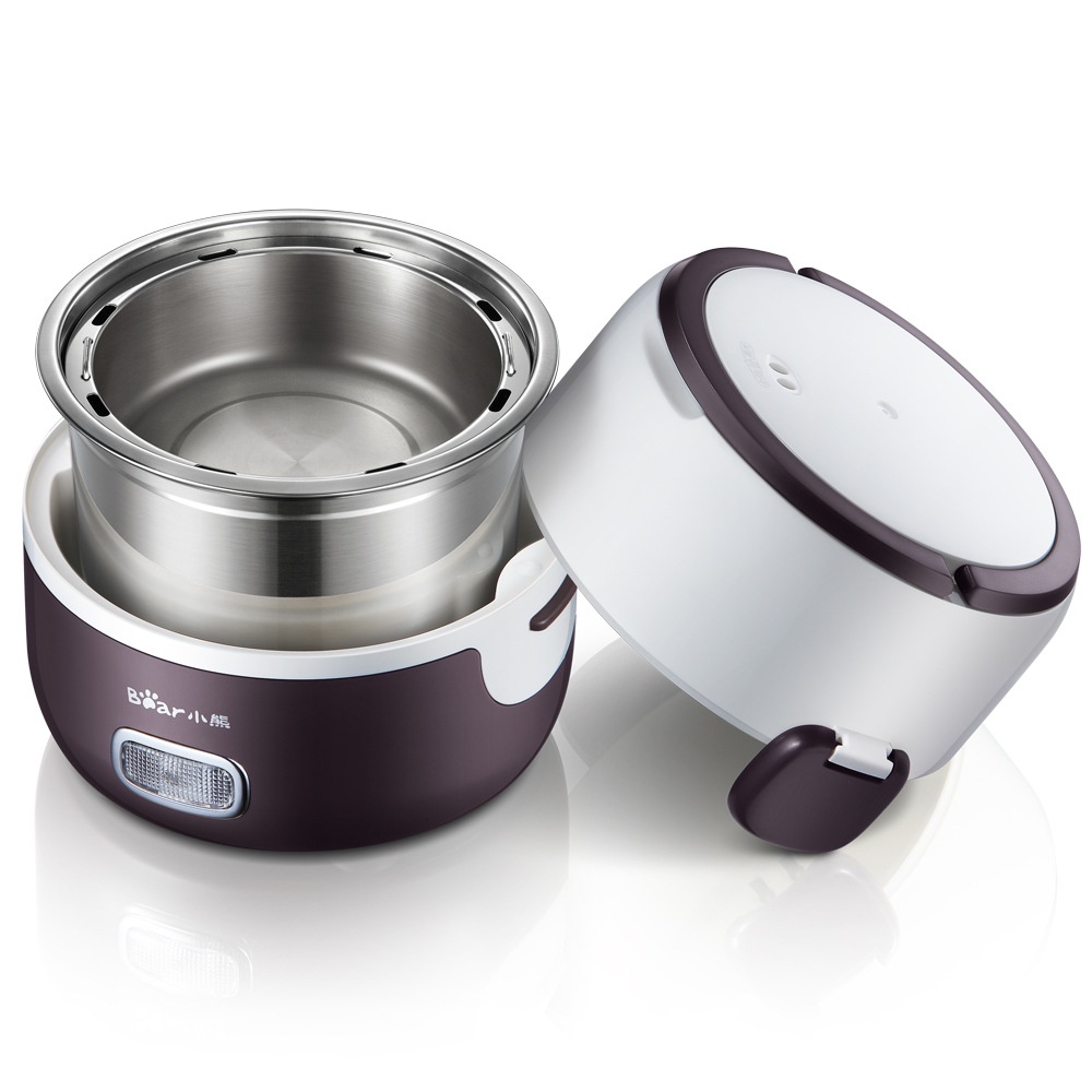 Hộp cơm hâm nóng cắm điện Bear inox 3 tầng dfh-s2358