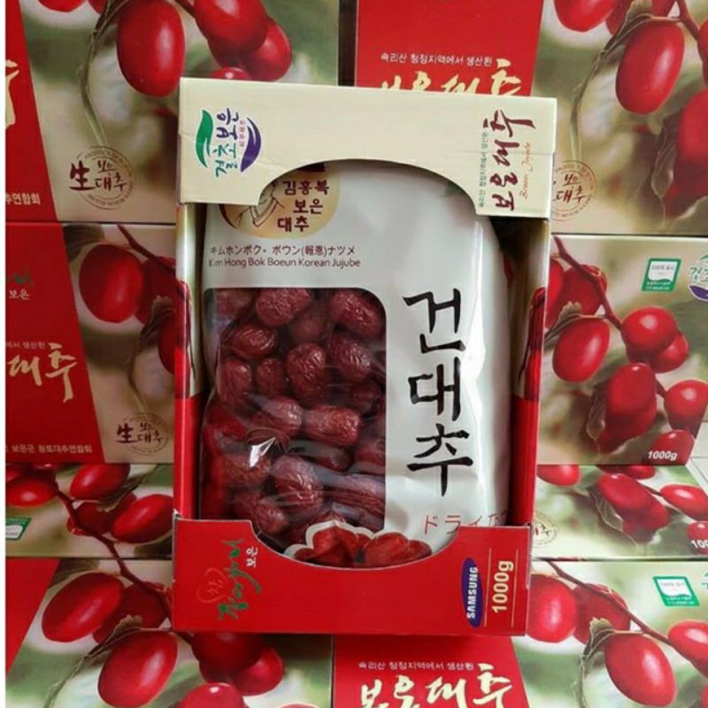 Táo đỏ sấy khô Hàn Quốc