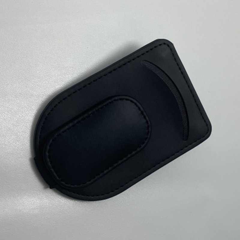 Flgo Kẹp Gắn Tấm Che Nắng Xe Hơi Màu Đen Tiện Dụng