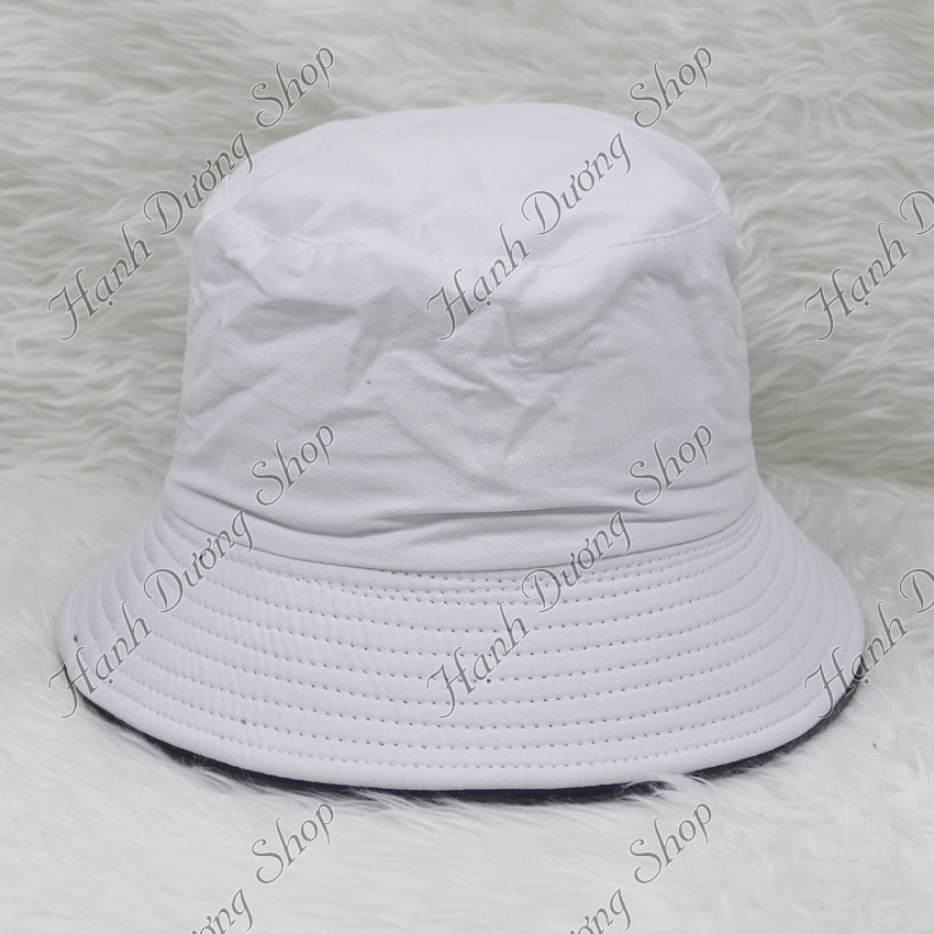 Mũ tai bèo 2 mặt thêu hình củ cà rốt thời trang phù hợp cho nữ