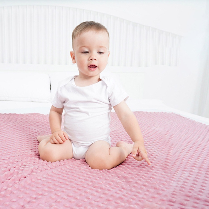 Chăn Quấn Chất Liệu Nhung Ấm Áp Cho Bé