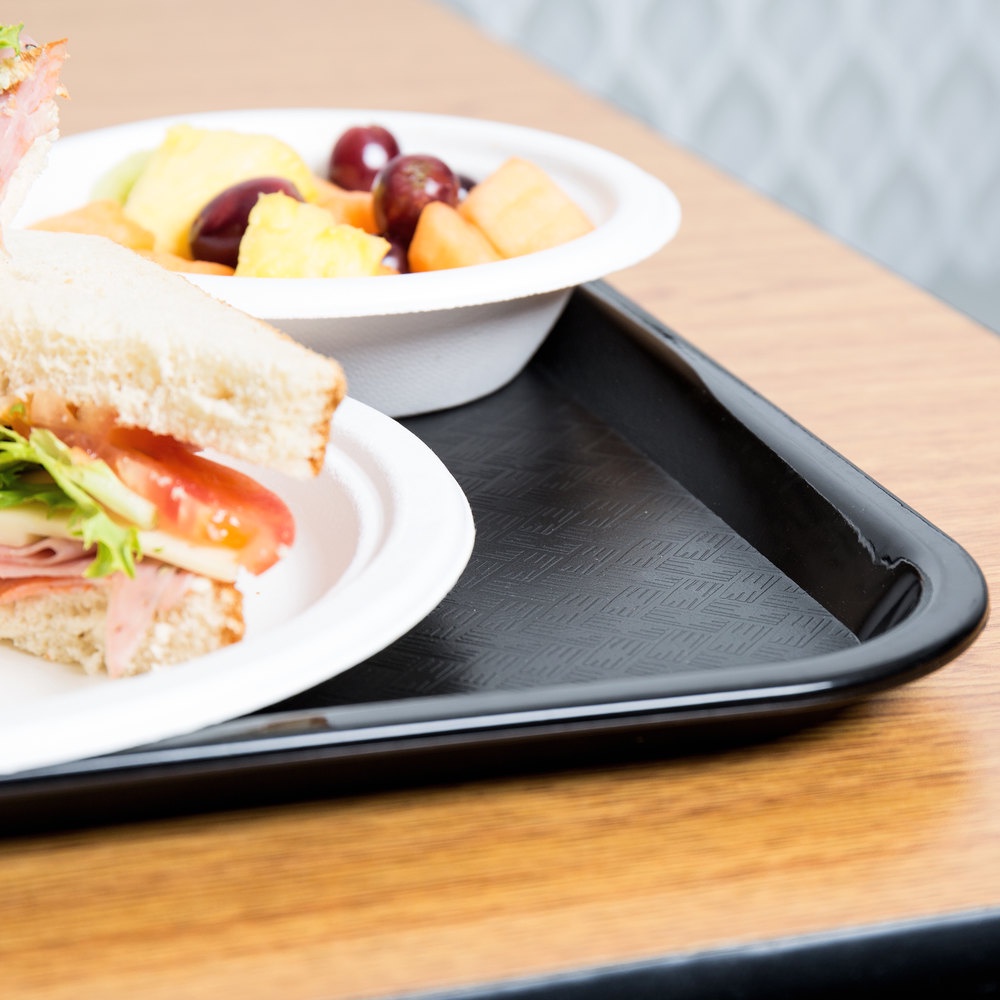 Khay nhựa Hàn Quốc Song Long chữ nhật, tròn bưng bê phục vụ nhà hàng, khách sạn