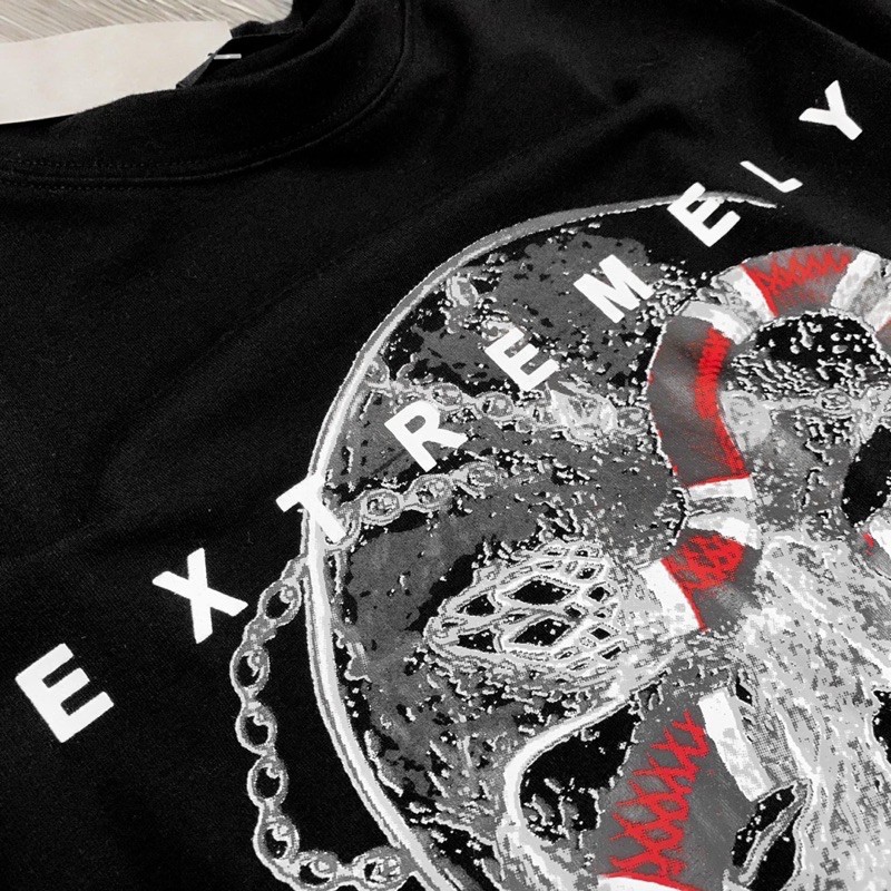 Áo thun tay lỡ Snakelong Extremely MSW town, áo cotton nam nữ thời trang unisex | BigBuy360 - bigbuy360.vn