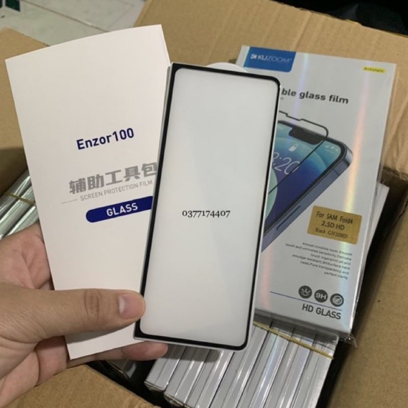 Kính cường lực màn hình Kuzoom 2.5D Samsung Z Fold 4 (màn nhỏ)