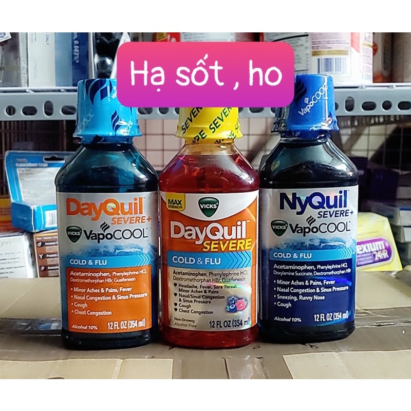 dayquil nyquil cold flu -acetaminophen