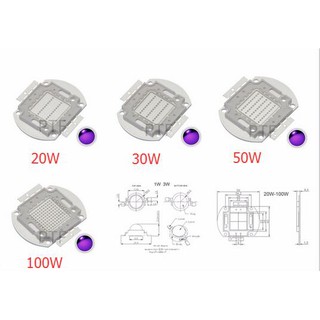 Chip đèn LED UV chuyên dụng