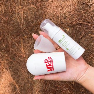 Combo cốc nguyệt san MTcup, cốc tiệt trùng, nước rửa cốc MTwash