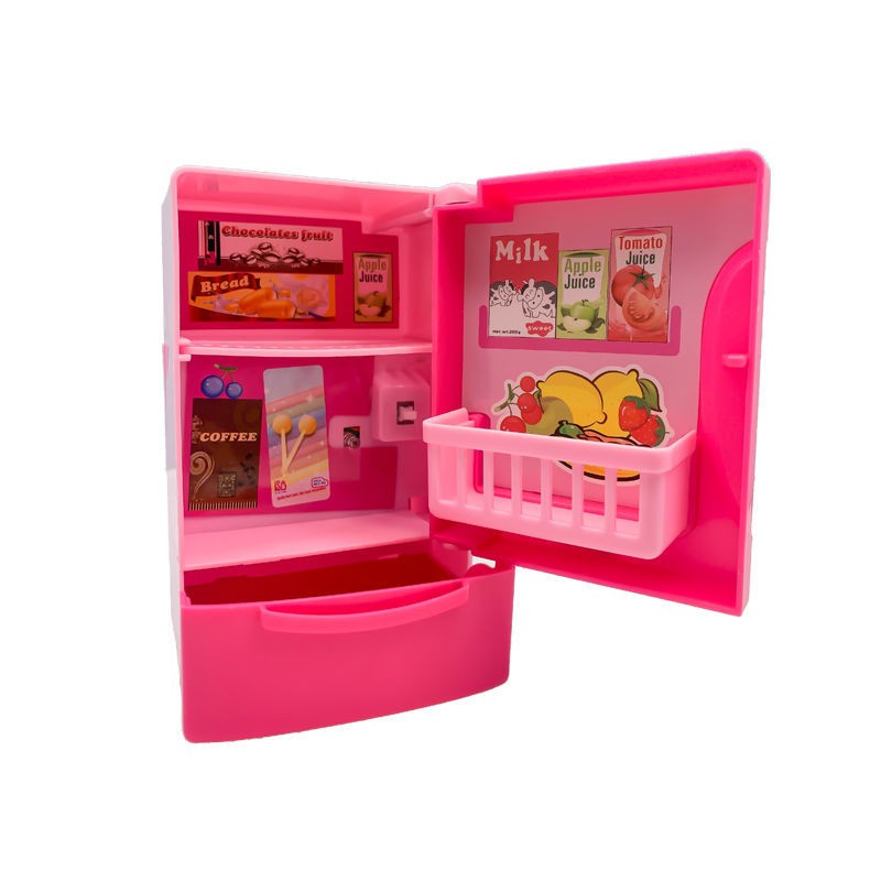Máy giặt Vibrato đồ chơi trẻ em nhà bếp bộ mô phỏng điện gia dụng nhỏ tủ lạnh bé trai và gái