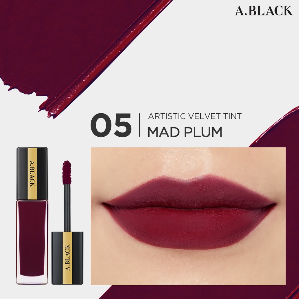 Thẻ test son A BLACK 4 màu siêu lì, mềm mịn như nhung - HONG'S BEAUTY | BigBuy360 - bigbuy360.vn