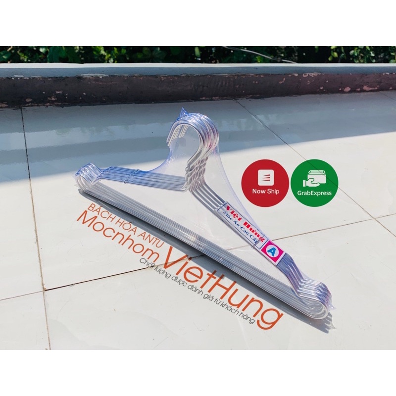 Combo 100 Móc quần áo Loại A Móc nhôm treo quần áo dài 39,5cm - VIỆT HƯNG