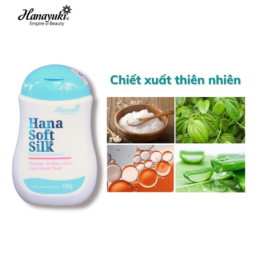 DD Vệ Sinh Phụ Nữ Hanayuki 150g Sạch Vùng Kín An Toàn cho Phụ nữ có thai myphamsile247 Han085