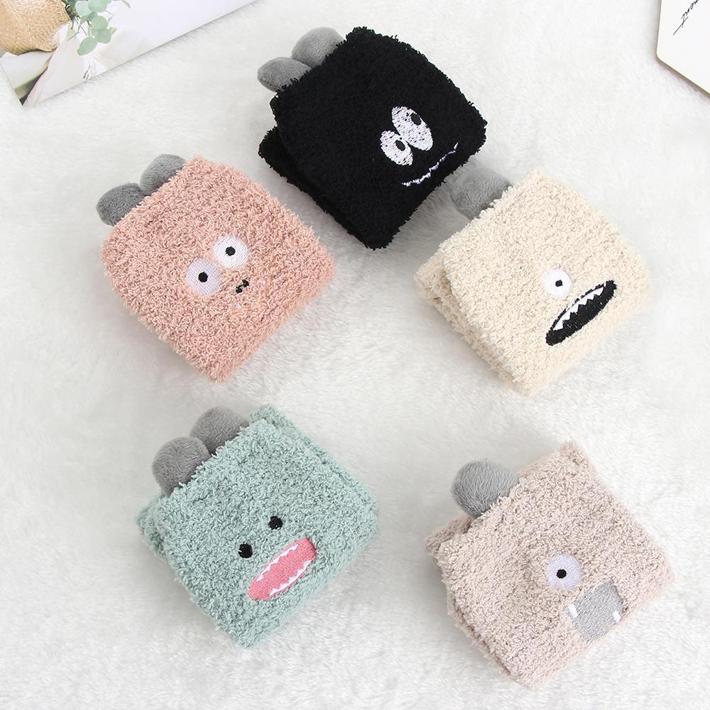 Vớ Ngủ Vải Nhung San Hô Mềm Mại Họa Tiết Động Vật Hoạt Hình Cho Nữ