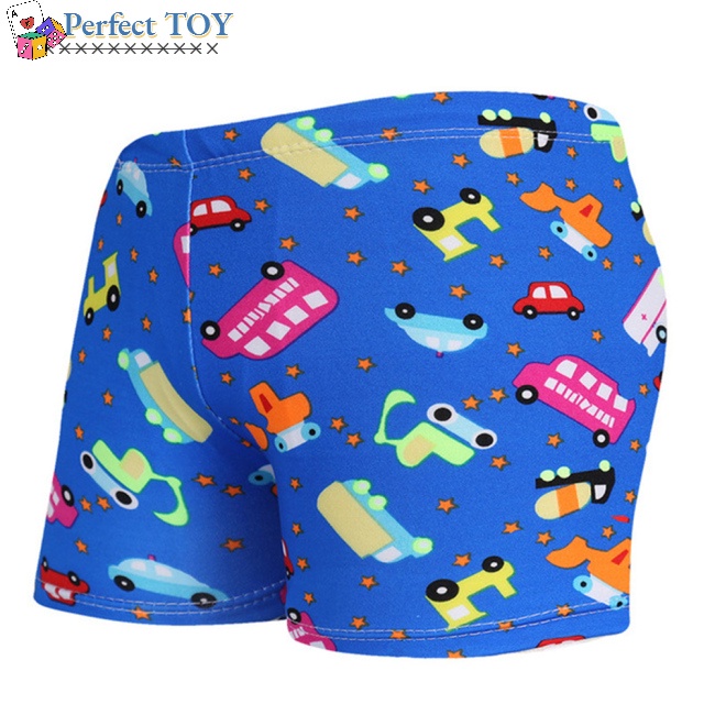 Quần Bơi Boxer In Họa Tiết Hoạt Hình Cho Bé Trai