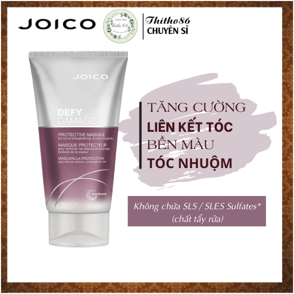 Hấp dầu Ngăn Ngừa Và Chống Hư Tổn Giữ Màu Tóc Nhuộm JOICO Defy Damage Protective Masque 150ml