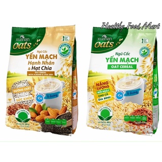 Combo Ngũ Cốc Yến Mạch& NC Hạnh Nhân Hạt Chia Xuân An 400gr - Tặng Kèm KM Ngẫu Nhiên