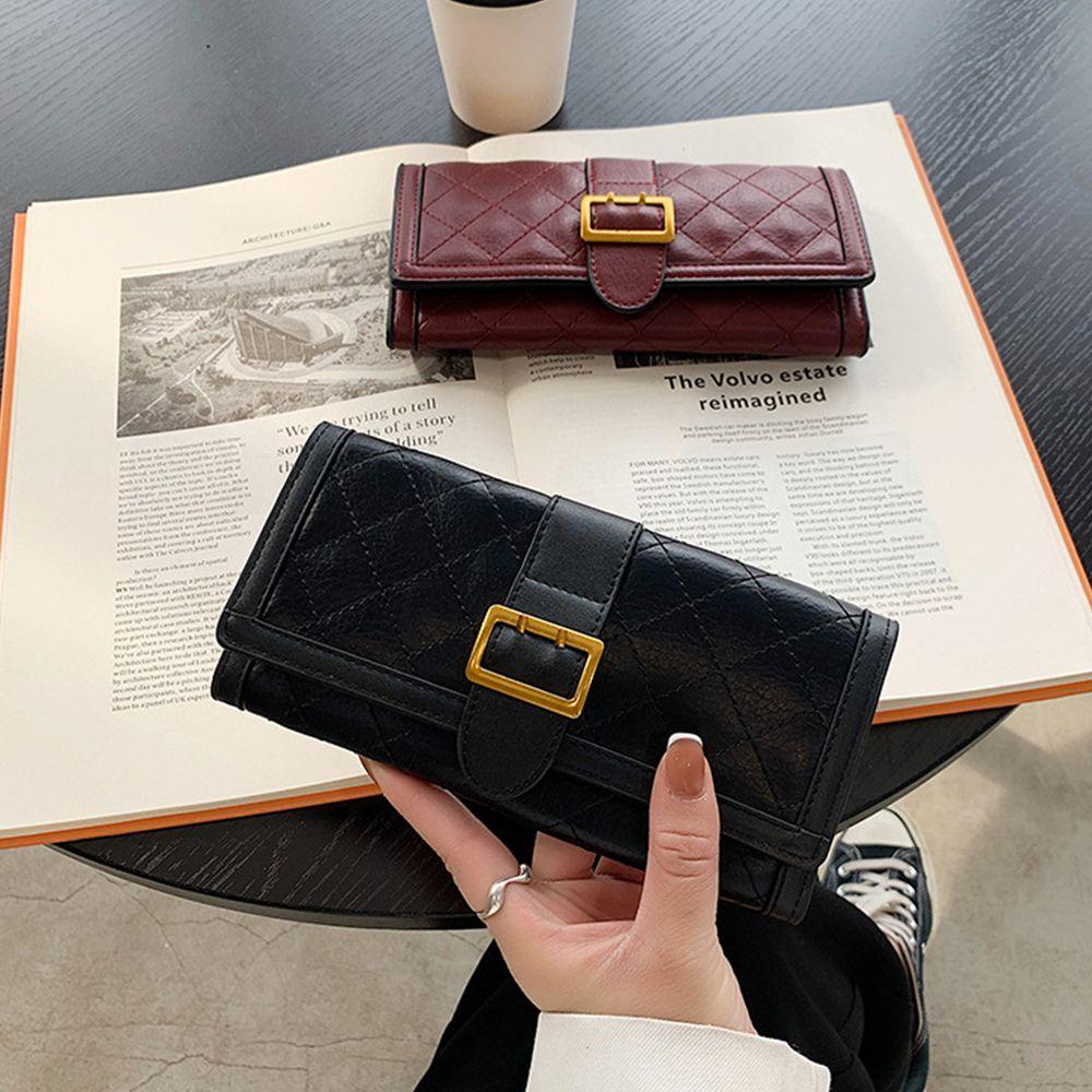 Ví cầm tay UUMIR dáng dài có ngăn đựng thẻ thời trang cho nữ