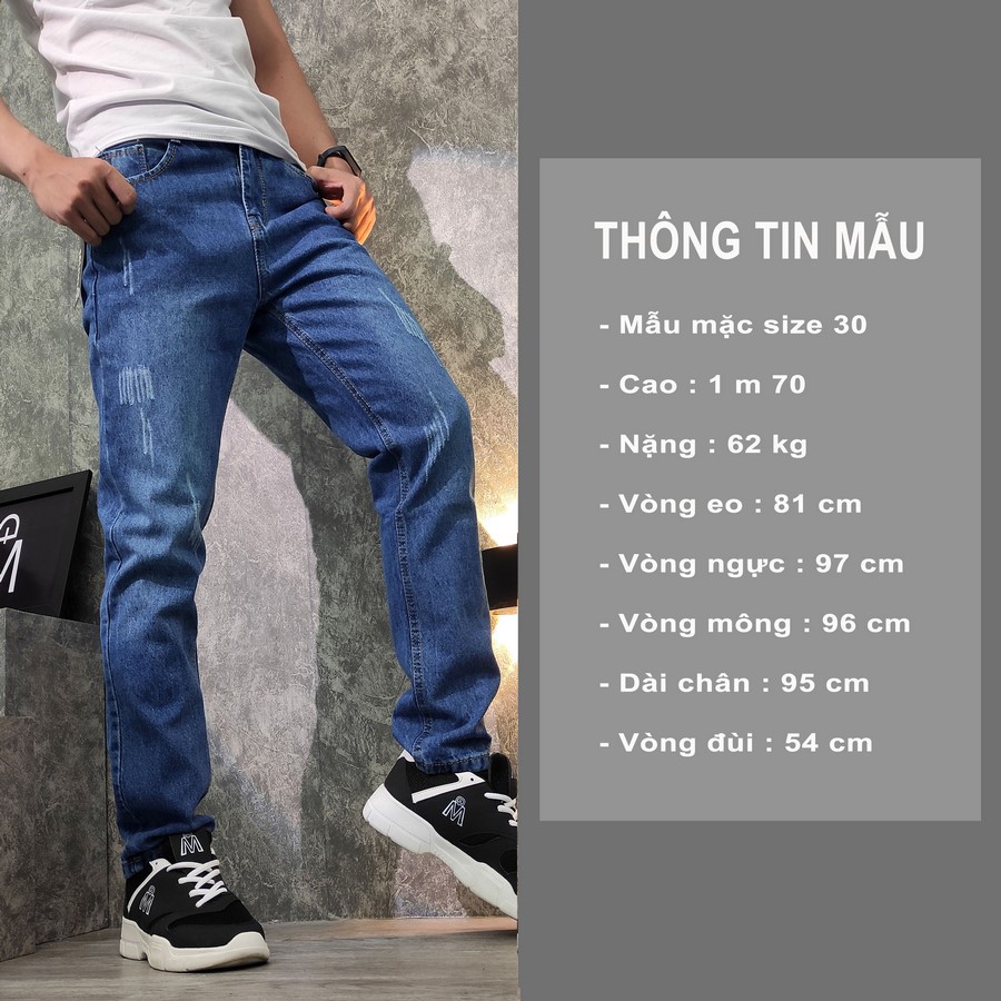 [Mã FAMALLT5 giảm 15% đơn 150K] Quần jean co giãn Q513 (Xanh xước) MĐ | WebRaoVat - webraovat.net.vn