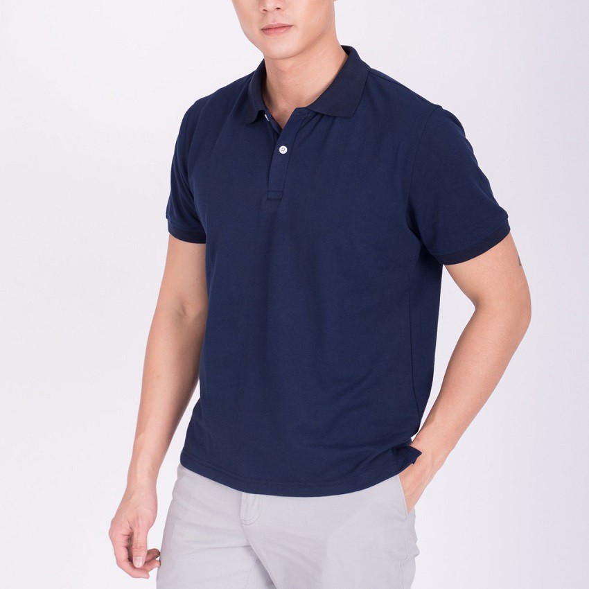 Áo phông trơn polo BATIR cổ bẻ, áo thun nam cộc tay vải cotton co giãn không nhăn 5 màu