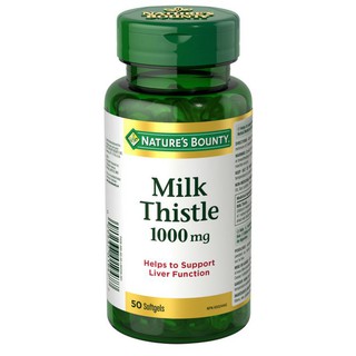 Nature's Bounty Milk thistle 1000mg 50 viên - Tăng Cường Sức Khỏe Của Gan
