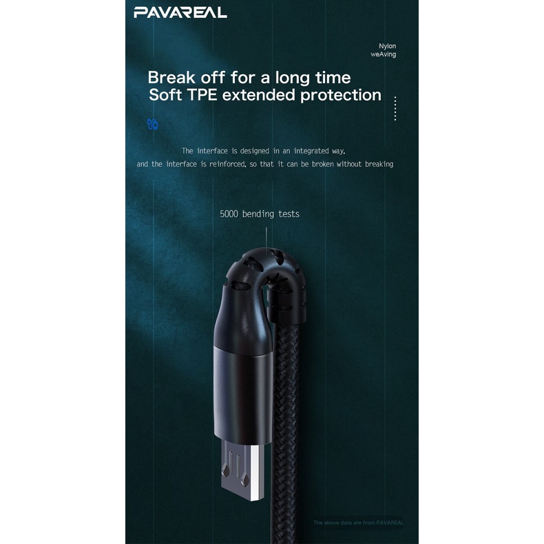 Cáp sạc nhanh 5A thích hợp cho điện thoại Android iPhone