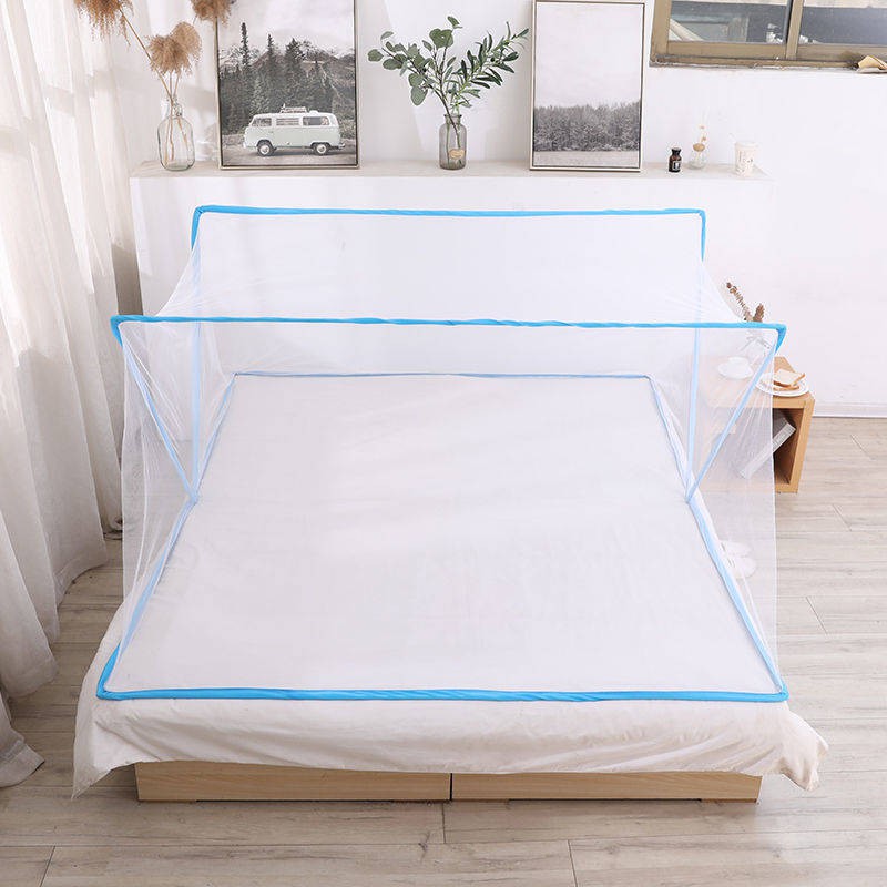 Gấp Mosquito Net Cài đặt miễn phí Có thể gập lại Đơn đôi Di động Không đáy Sinh viên Ký túc xá Cửa hàng Upper Trang chủ