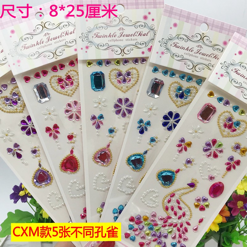 (hàng Mới Về) Set 16 Tấm Đá Pha Lê Trang Điểm Thủ Công Cho Bé | BigBuy360 - bigbuy360.vn