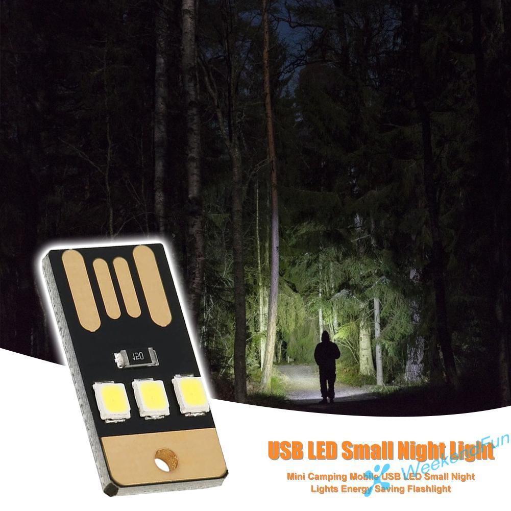 Đèn LED USB mini tiết kiệm năng lượng tiện lợi sử dụng khi đi cắm trại