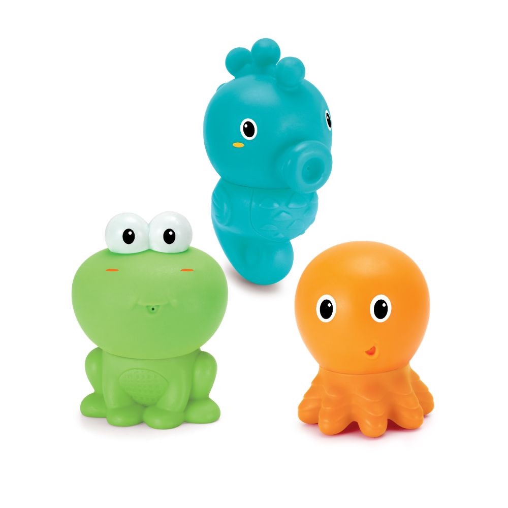 Set đồ chơi bồn tắm cho bé 2022 infantino Easy Clean Bath Squirters